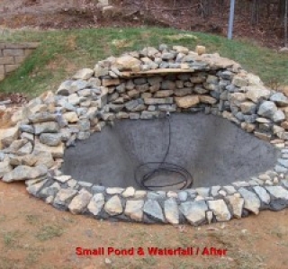 Small Pond & Waterfall / After